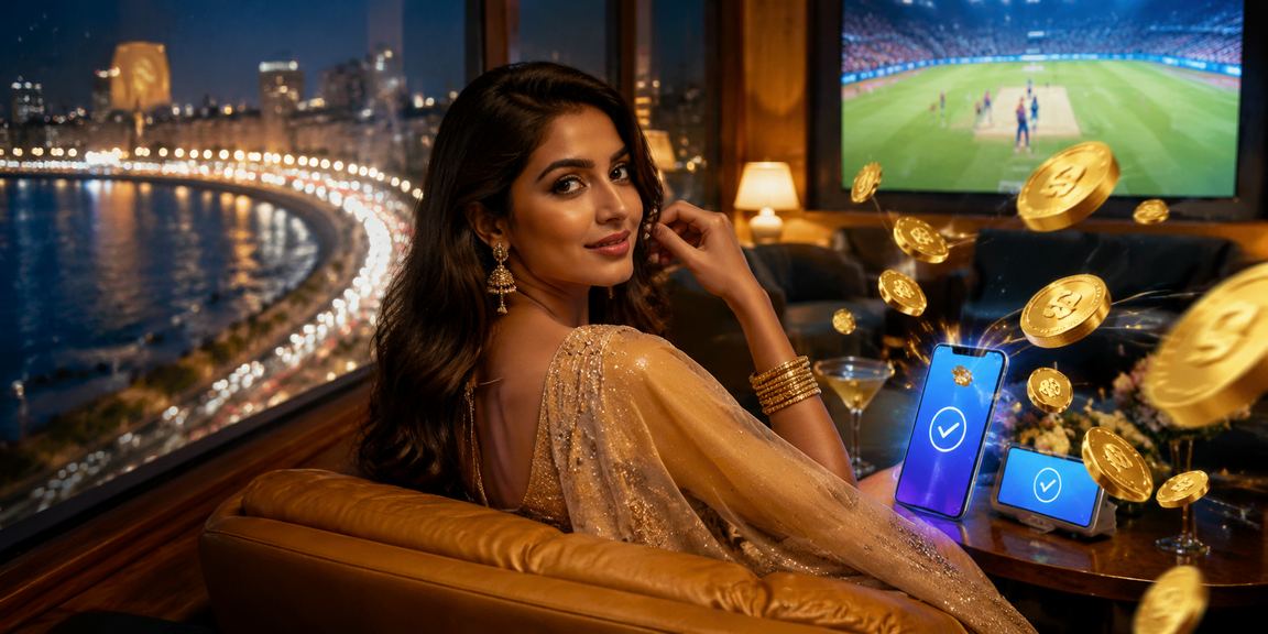 Cricket betting enthusiast on Mumbai Marine Drive